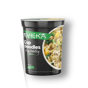 Instant noodle soup vegetable flavor
